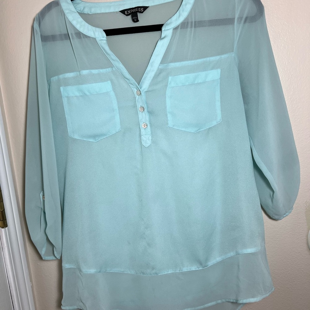 Express sheer blouse